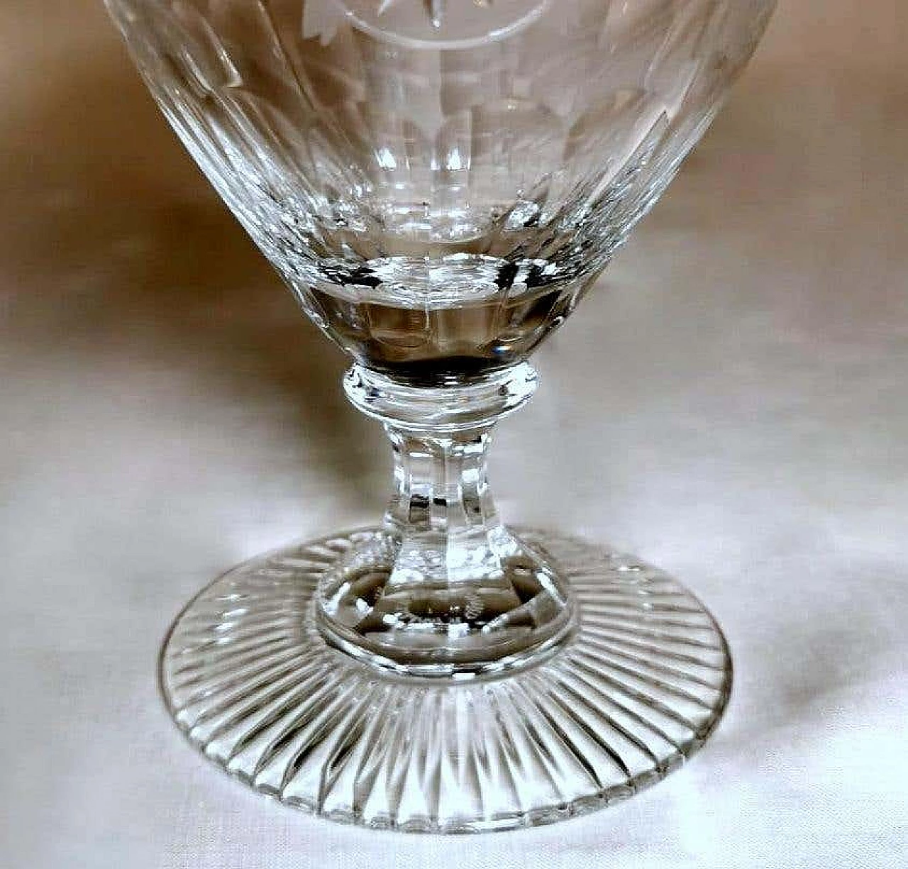 Crystal goblet of the Collection Crystal for Yeoward William, 1990s 3