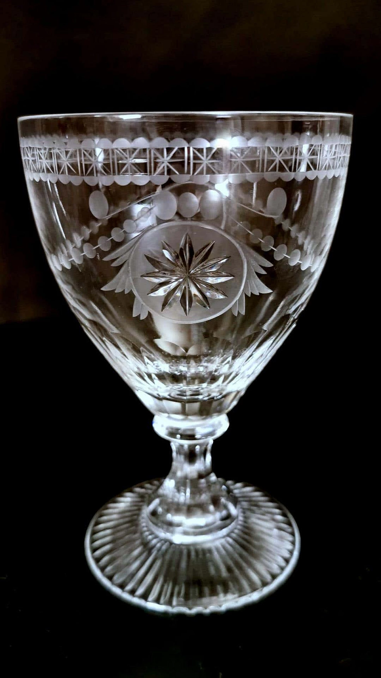 Crystal goblet of the Collection Crystal for Yeoward William, 1990s 5