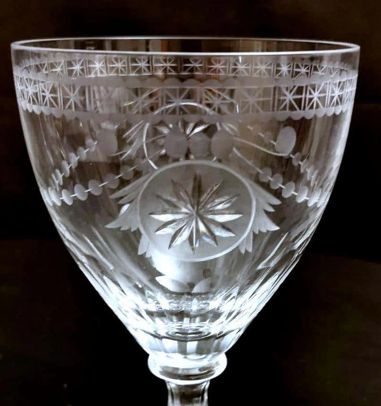 Crystal goblet of the Collection Crystal for Yeoward William, 1990s 6
