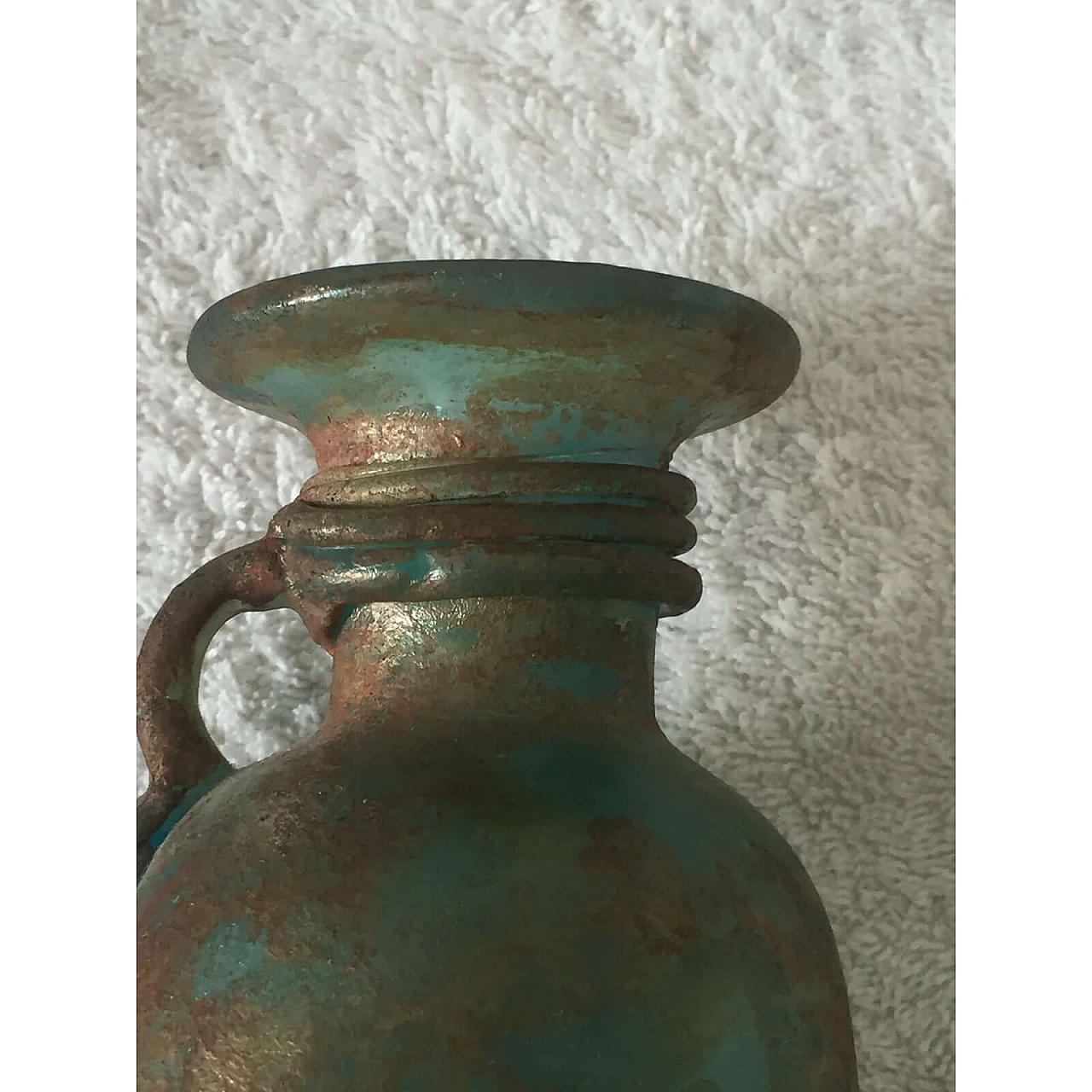Scavo glass vase of Murano, 1970s 5