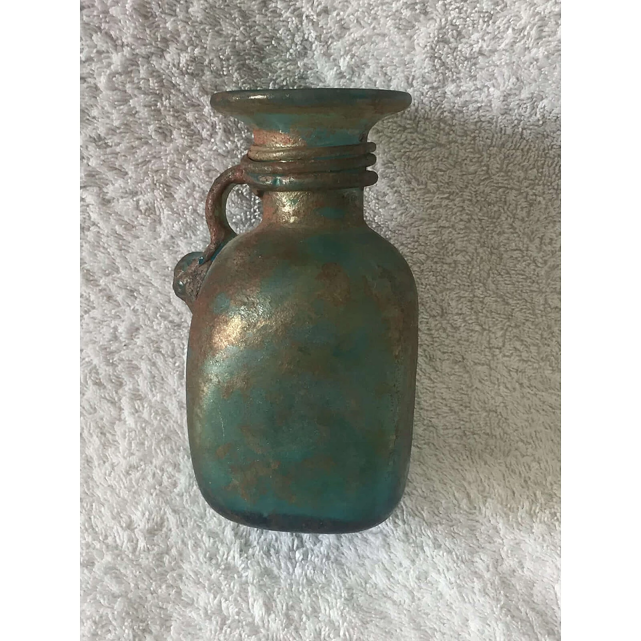 Scavo glass vase of Murano, 1970s 11