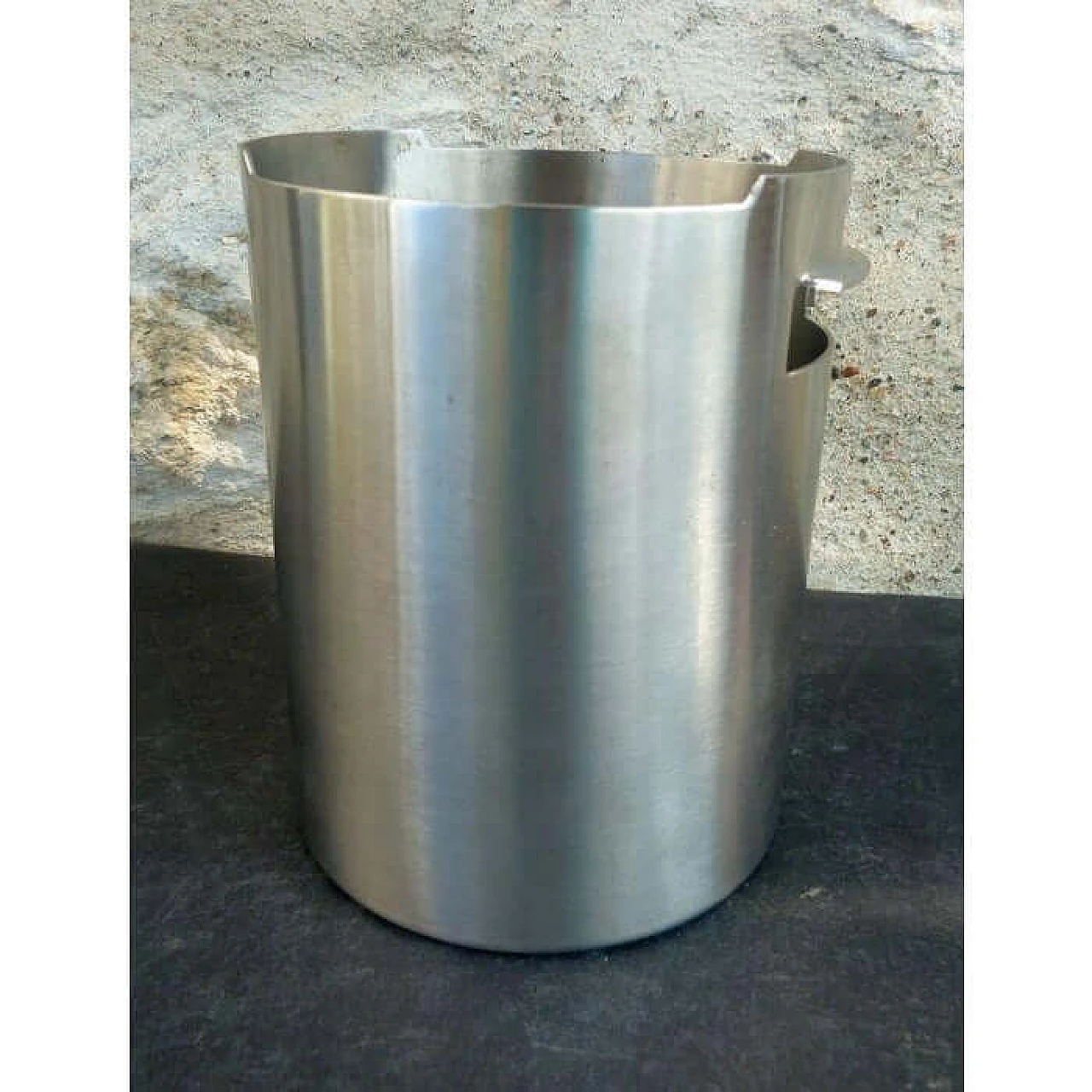 Metal ice bucket by Gio Ponti for Fratelli Calderoli, 1950s 13
