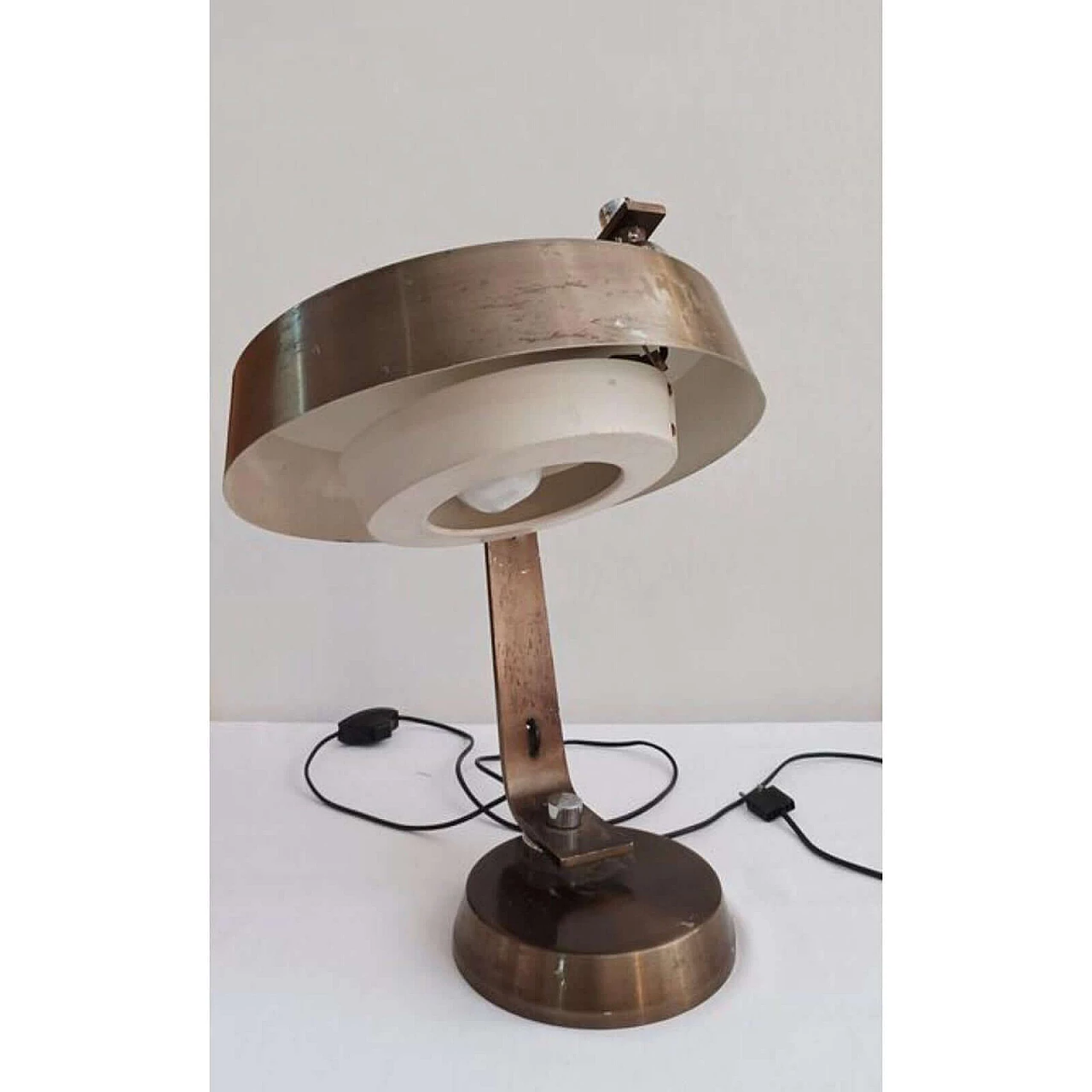 Lampada da tavolo in metallo in stile Arredoluce, anni '70 7