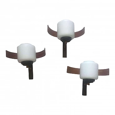 3 Applique da parete in stile Stilnovo, anni '60