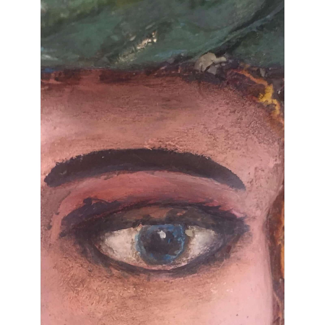 Vaso in terracotta decorato e dipinto a mano, 1880 6