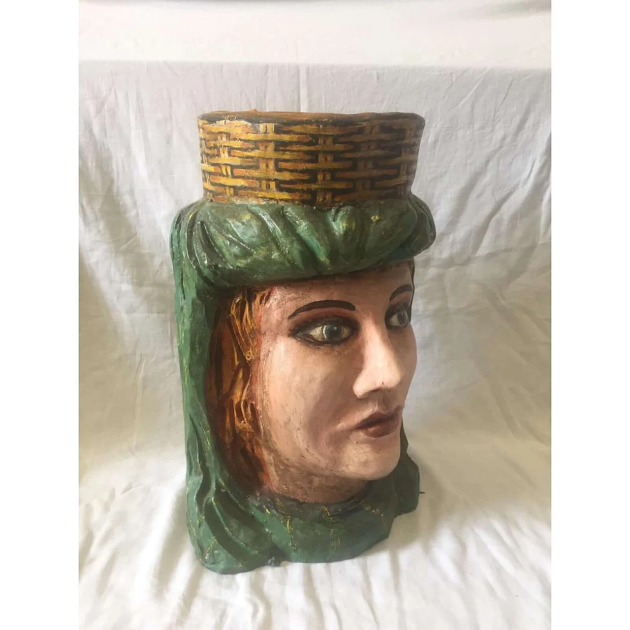 Vaso in terracotta decorato e dipinto a mano, 1880 10