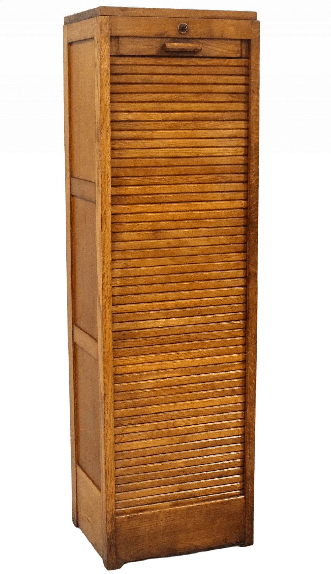 Mobile archivio a serranda in rovere, inizio '900 10