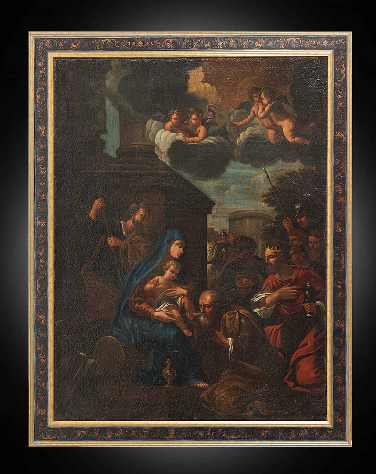 Adoration of the Magi, oil on canvas, 18th century 1