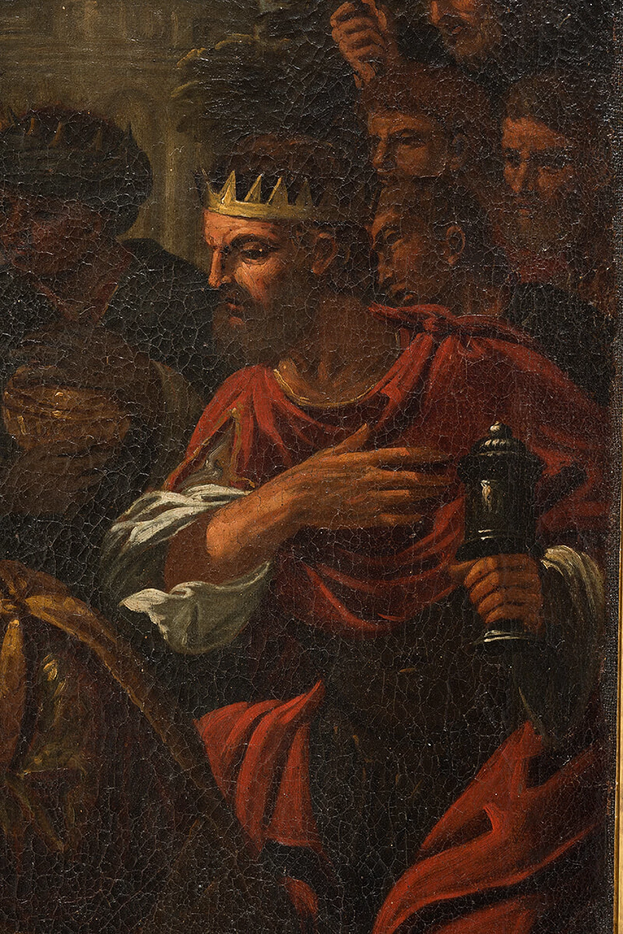 Adoration of the Magi, oil on canvas, 18th century 4