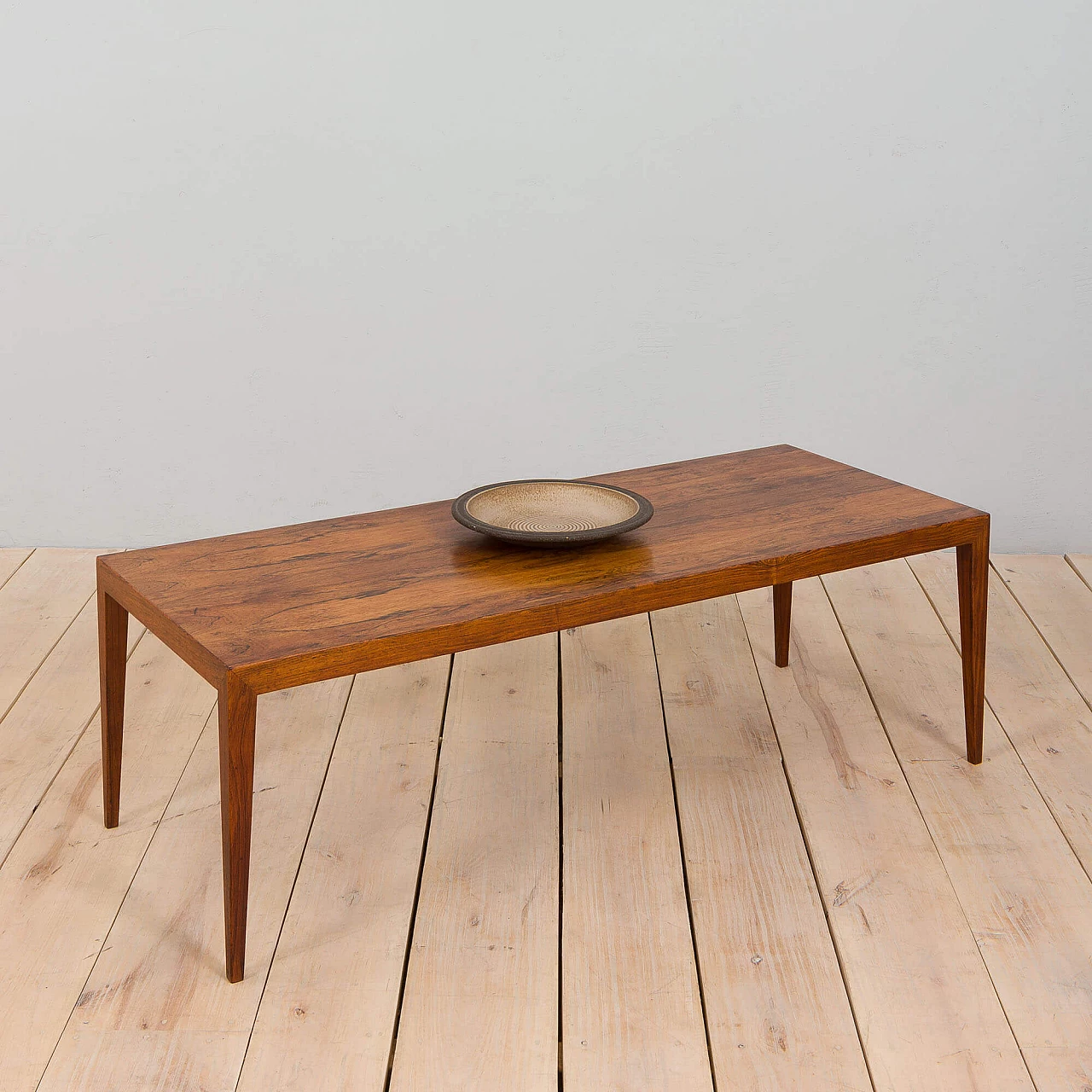 Rosewood danish coffee table by Severin Hansen for Haslev, 1960s 1