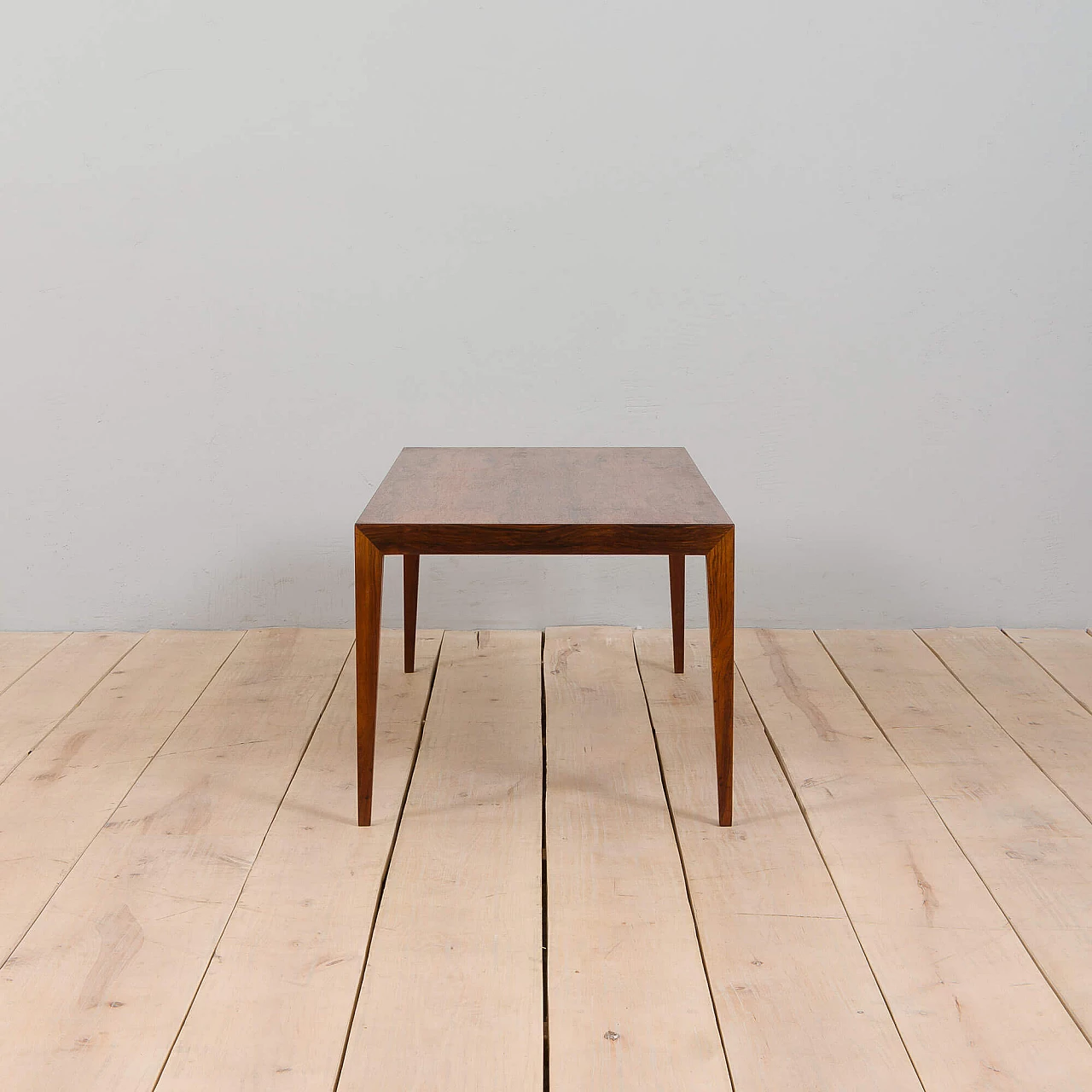 Rosewood danish coffee table by Severin Hansen for Haslev, 1960s 6