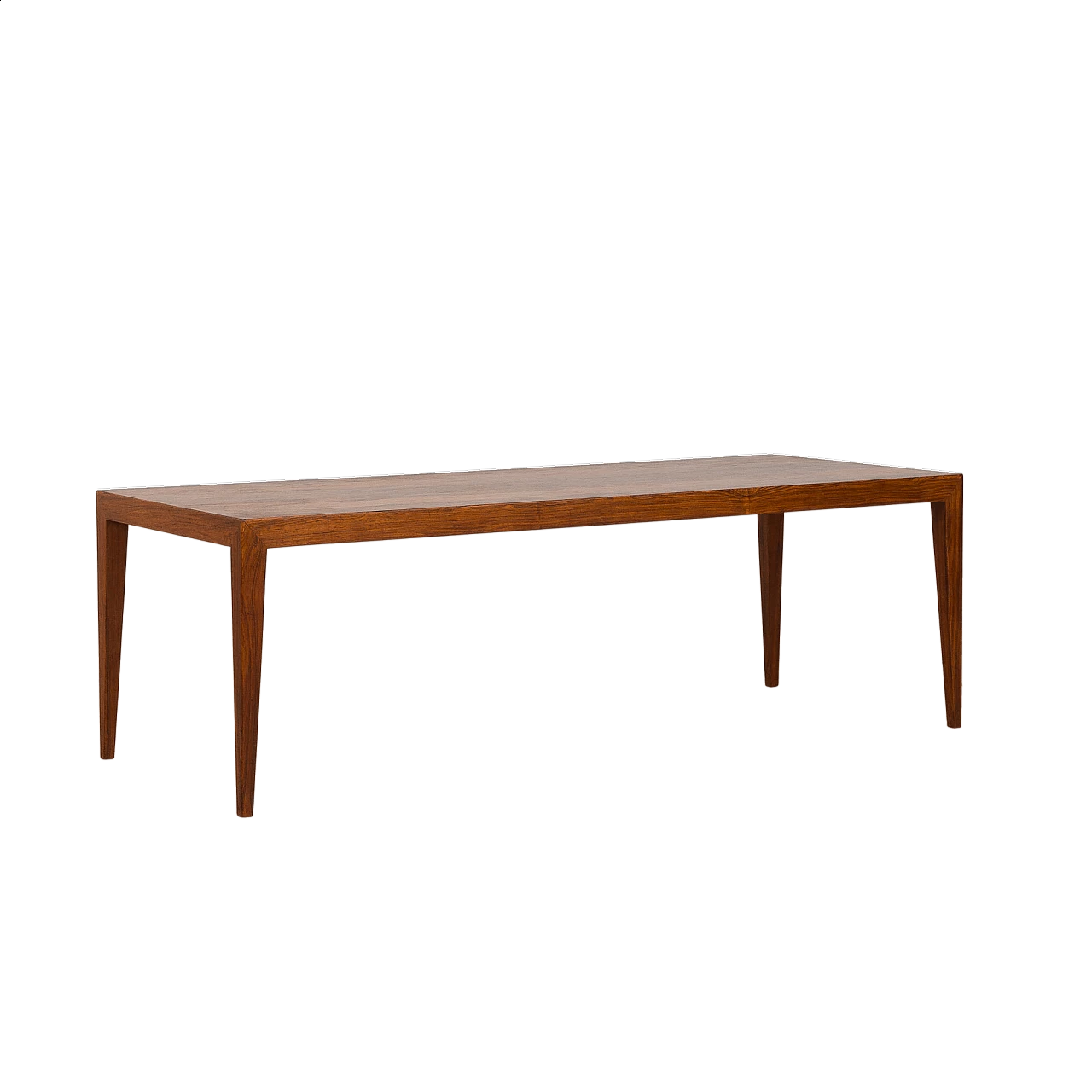 Rosewood danish coffee table by Severin Hansen for Haslev, 1960s 17
