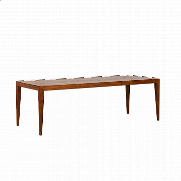 Rosewood danish coffee table by Severin Hansen for Haslev, 1960s