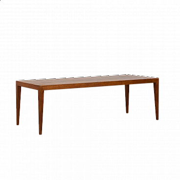 Rosewood danish coffee table by Severin Hansen for Haslev, 1960s