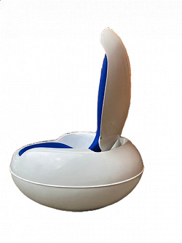 White Egg armchair by Peter Ghyczy, 1968