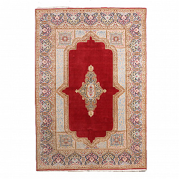 Kerman cotton and wool rug