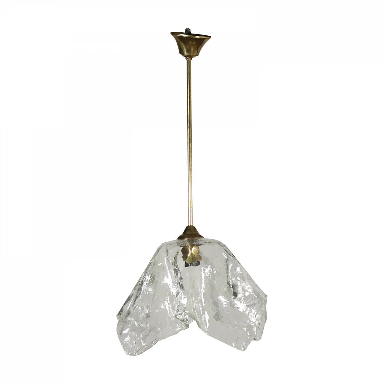 Blown glass ceiling lamp, 1960s 1