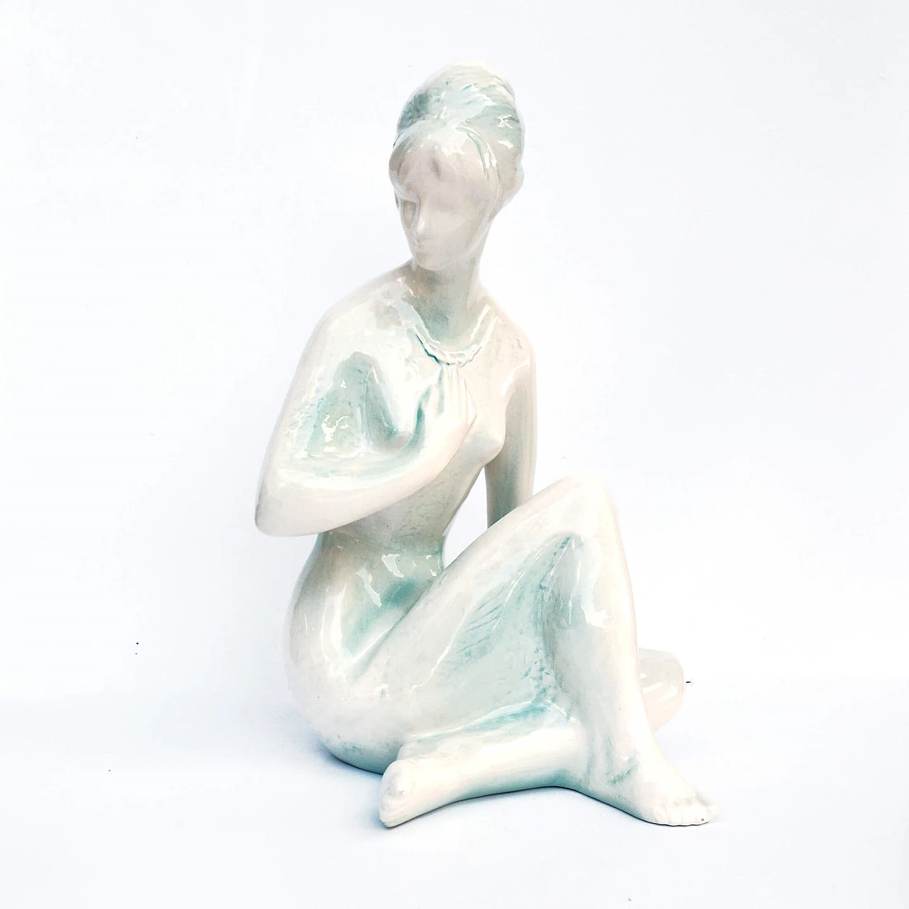 Scultura di nudo femminile di Kokrda Jihokera Bechyně, anni '60 1