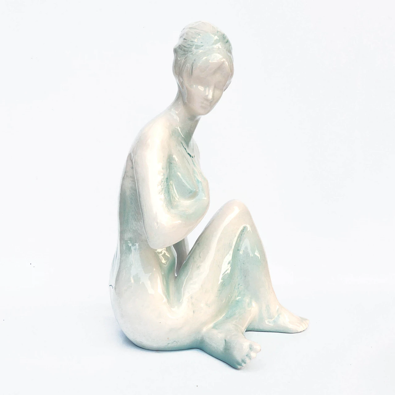 Scultura di nudo femminile di Kokrda Jihokera Bechyně, anni '60 12