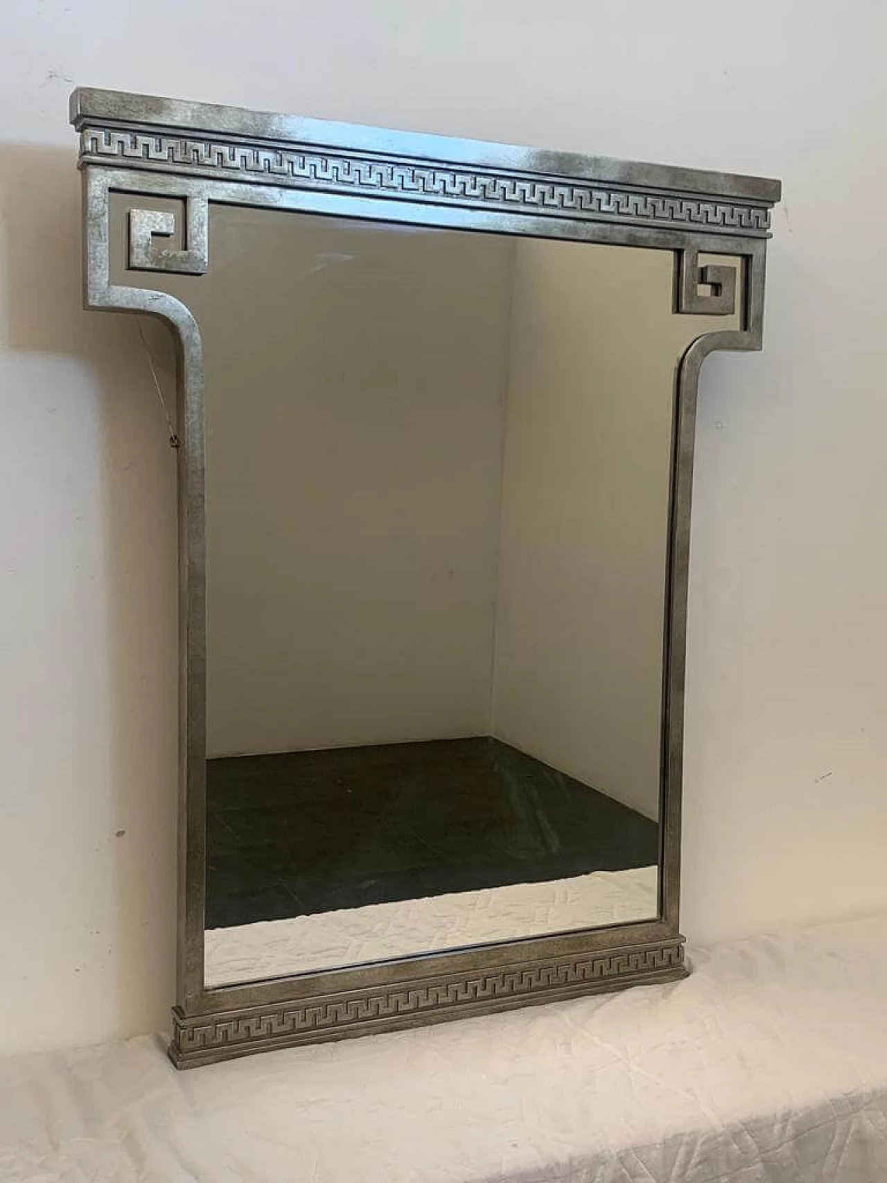 Specchio in foglia metallica di Lam Lee Group Dallas, anni '90 3