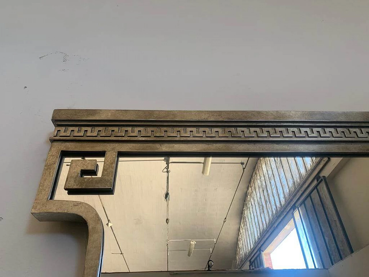 Specchio in foglia metallica di Lam Lee Group Dallas, anni '90 7