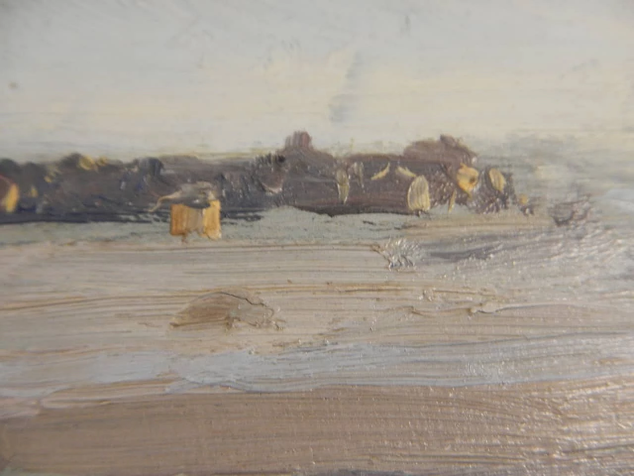 Des Champs, ocean, painting on wood, early 20th century 3