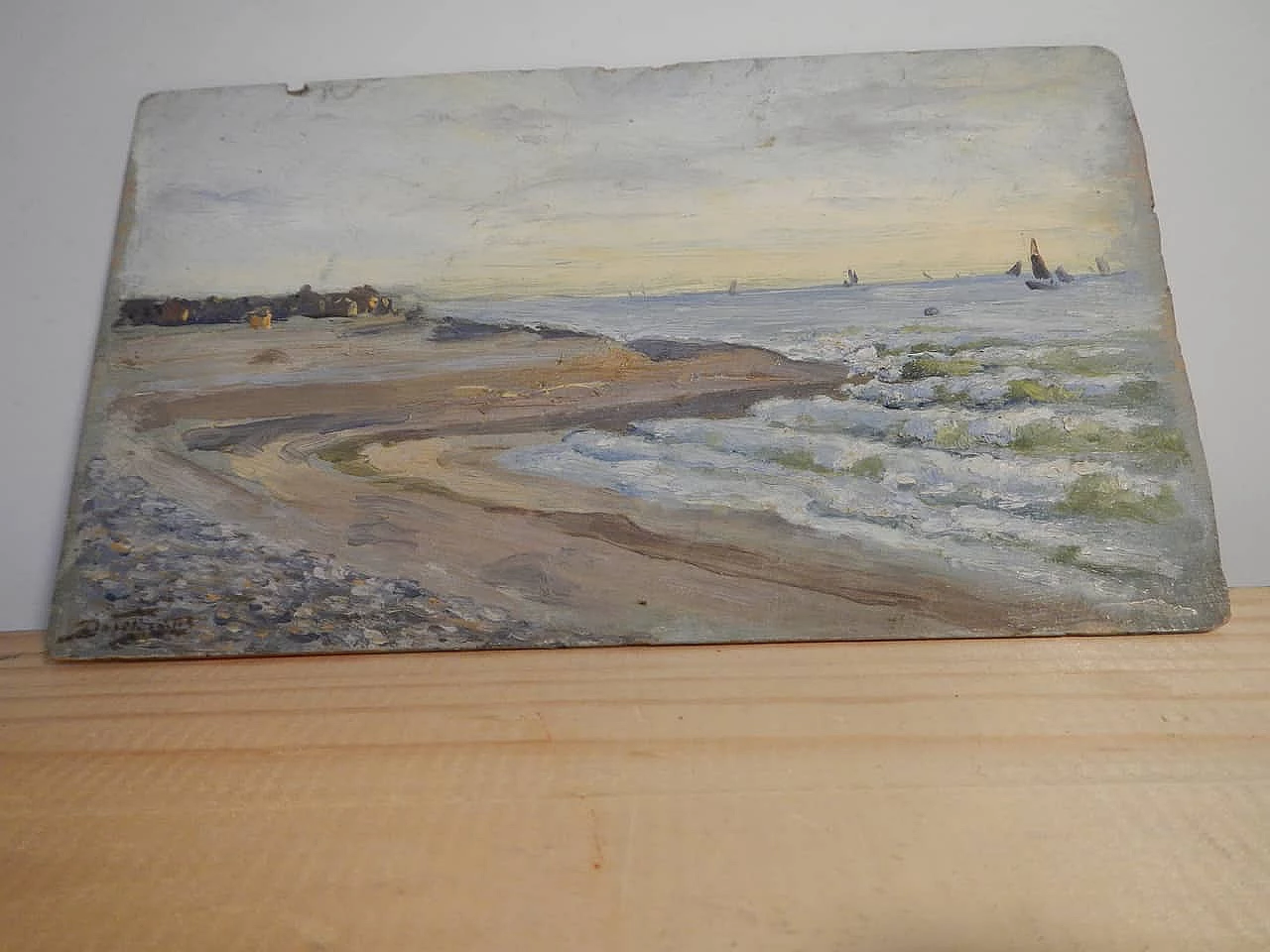 Des Champs, oceano, dipinto su legno, inizio ‘900 12
