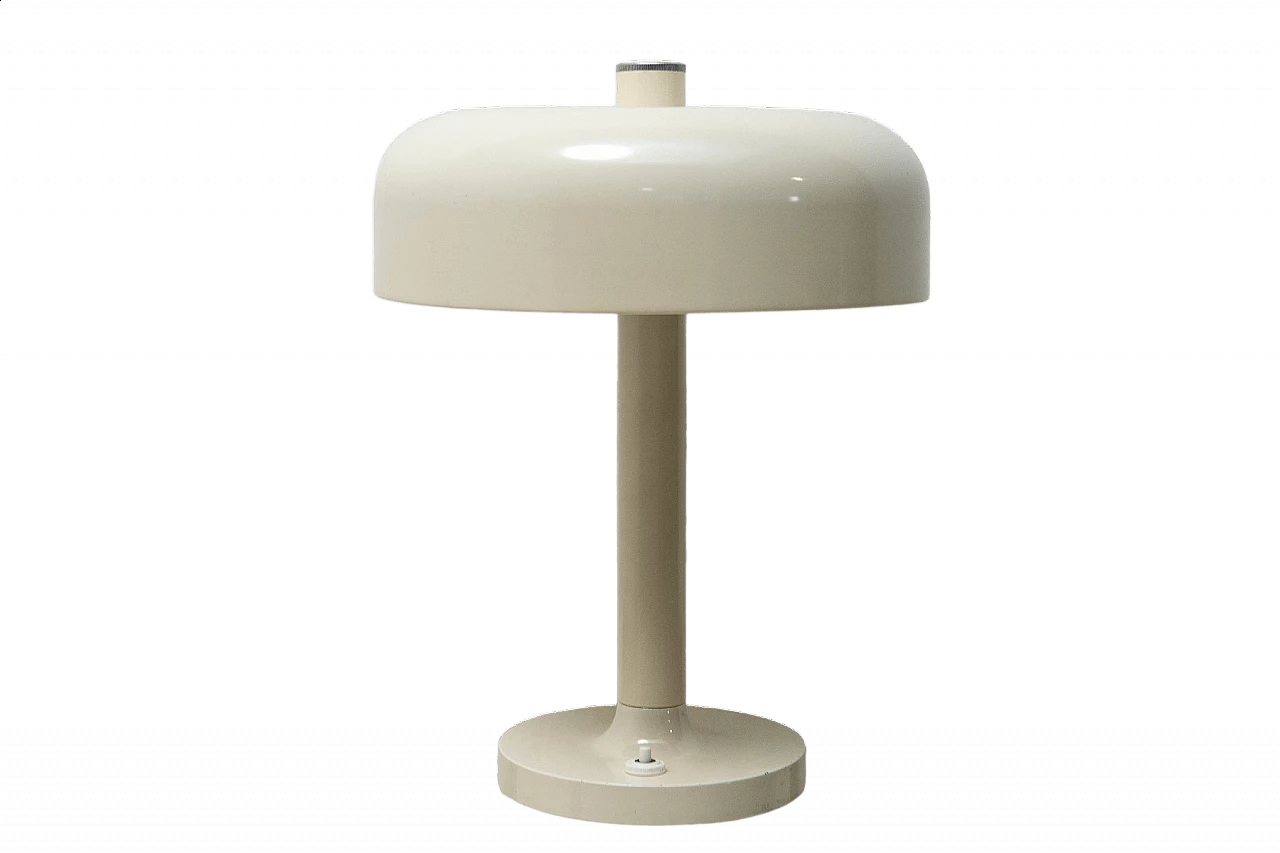 Metal mushroom table lamp, 1960s 13