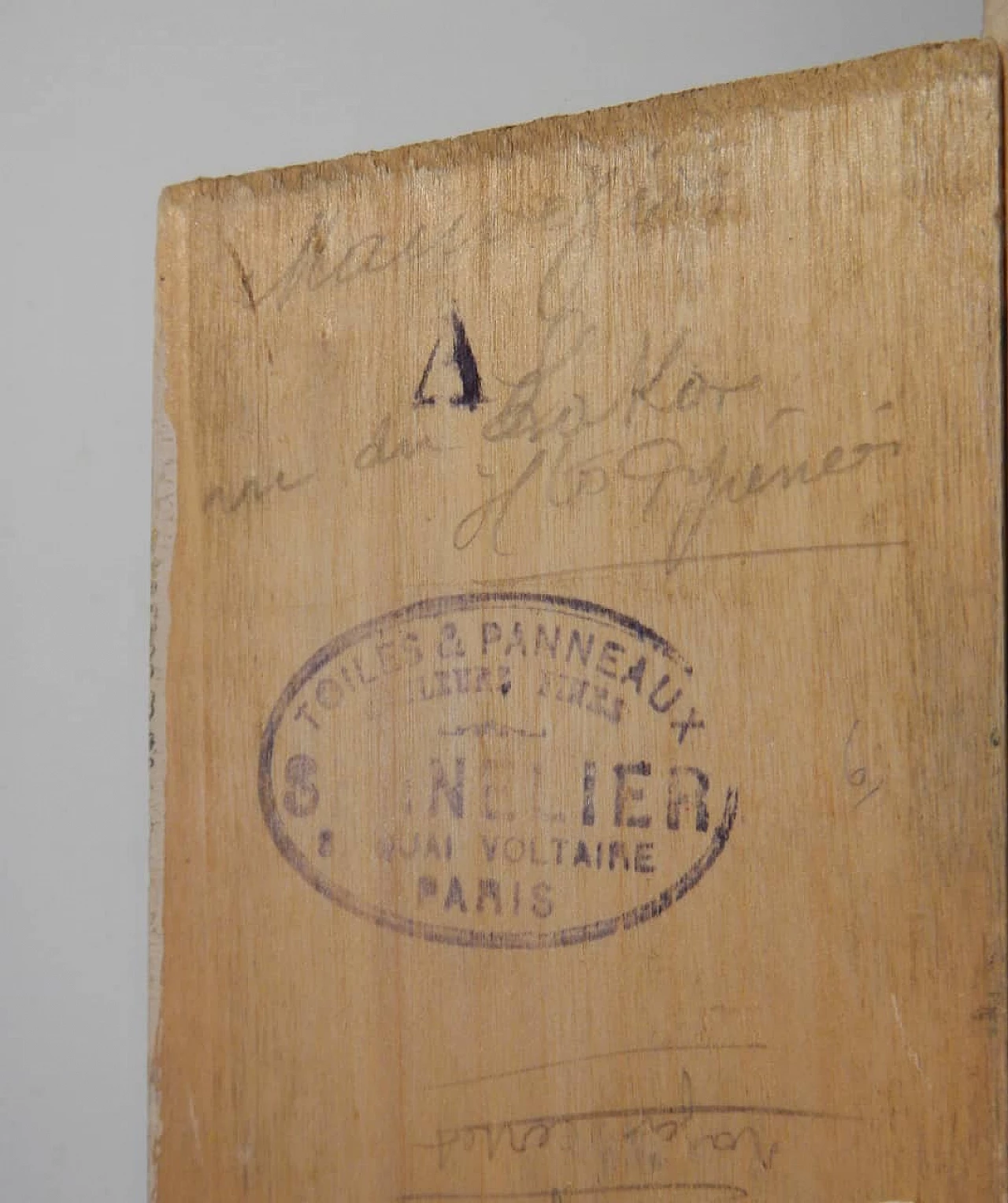 Paesaggio olio su tavola di Pirenei 1