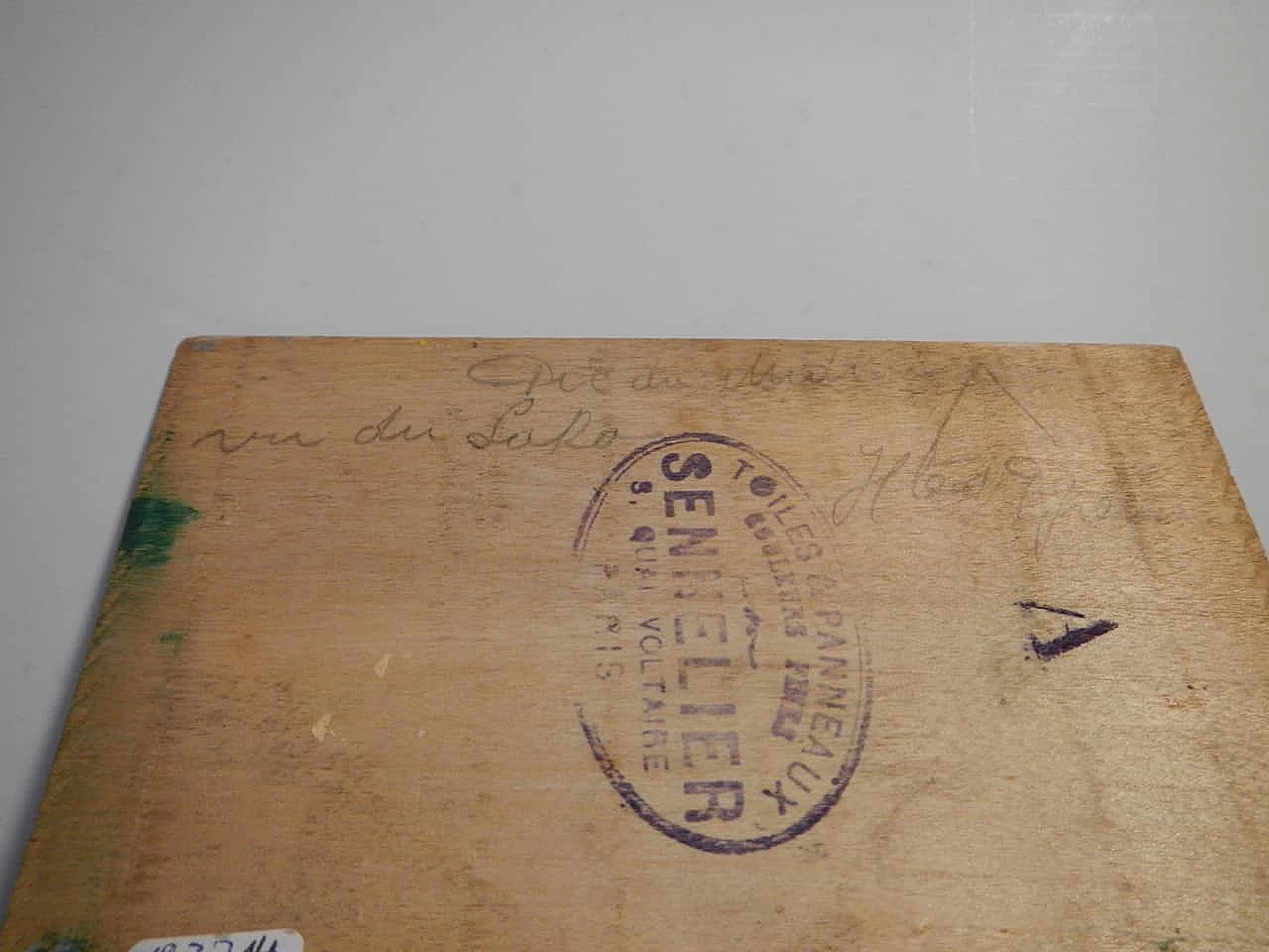 Des Champs, mountain landscape, painting on wood, early 20th century 1