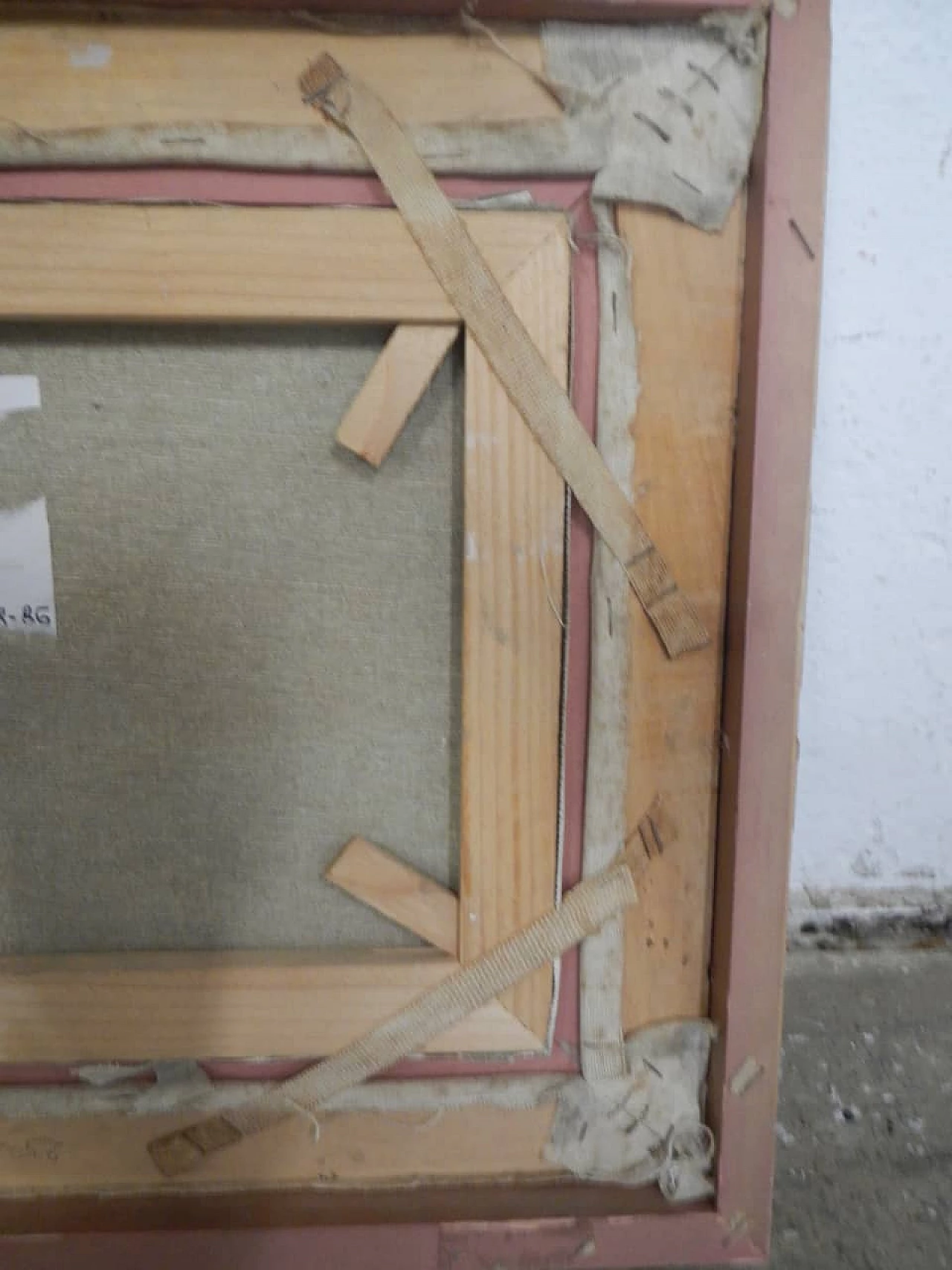 Pierluigi Allegrini, boats, oil on canvas, 1980s 1