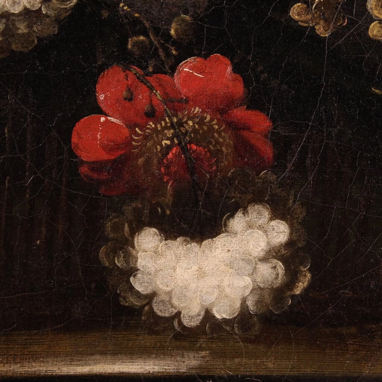 Still life with flowers, oil on canvas, early 18th century 9