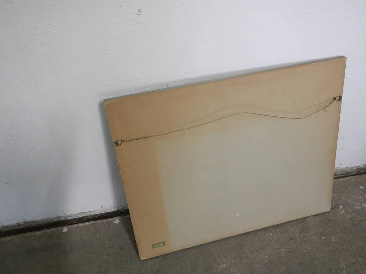 Vaso di fiori, acquerello, anni '60 7