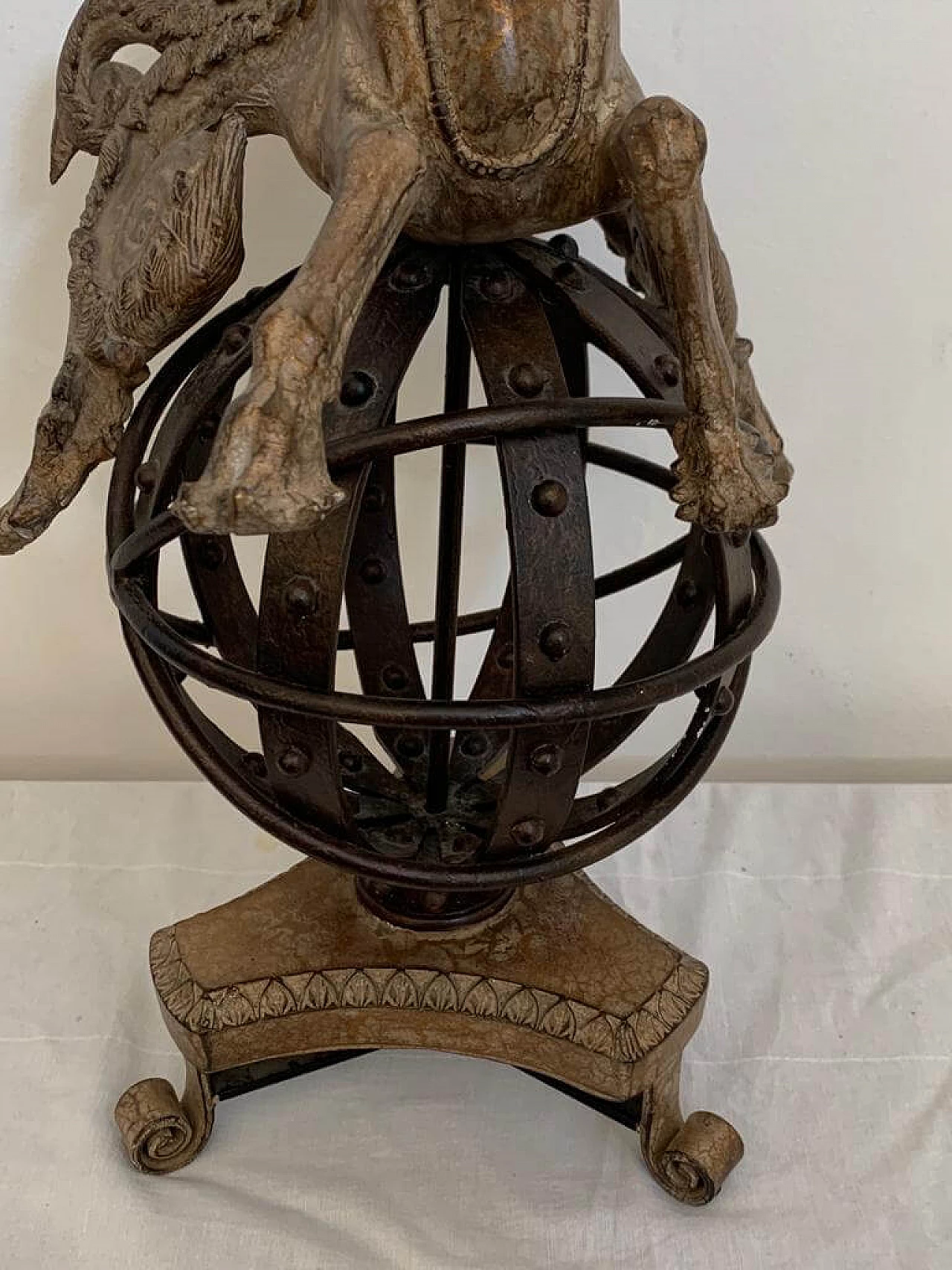 Sculpture of Pegasus on astrolabe by Lam Lee Group Dallas, 1990 9