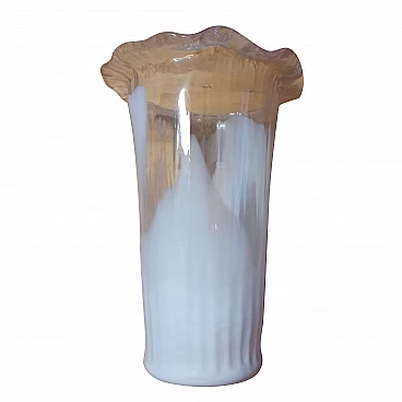 La Murrina white and transparent glass vase