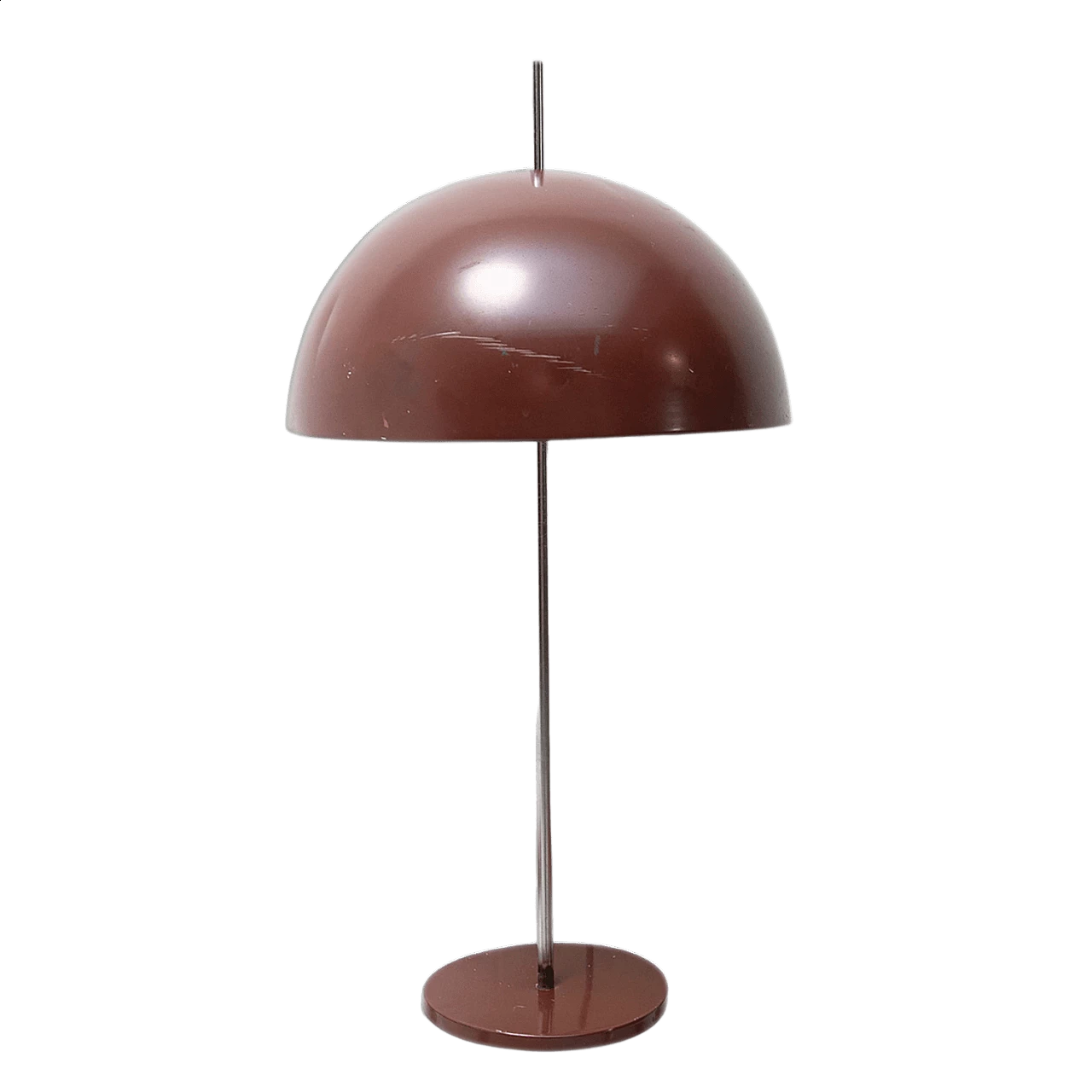 Brown metal table lamp, 1960s 11
