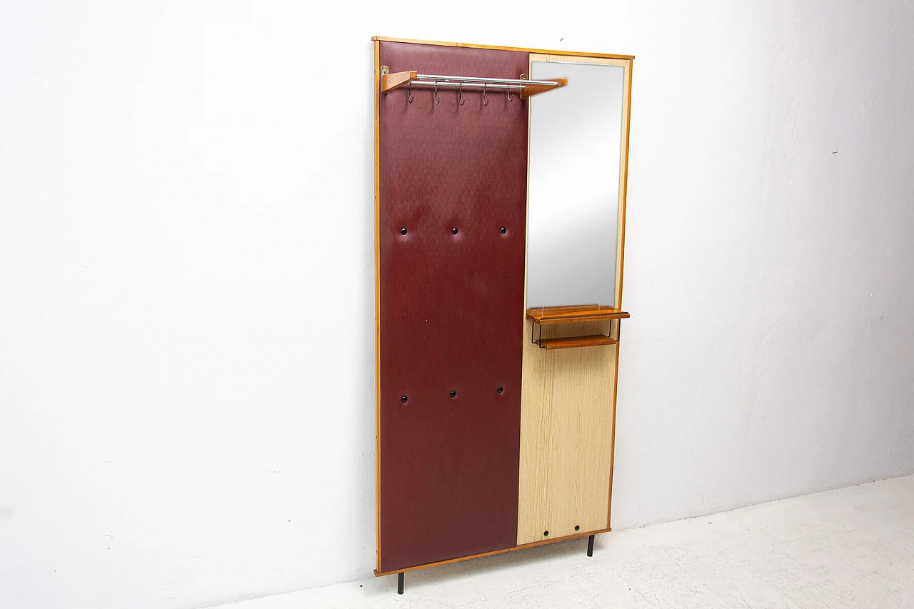 Wooden coat rack by Drevotar, 1960s 4