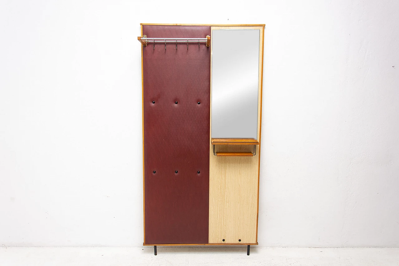 Wooden coat rack by Drevotar, 1960s 10