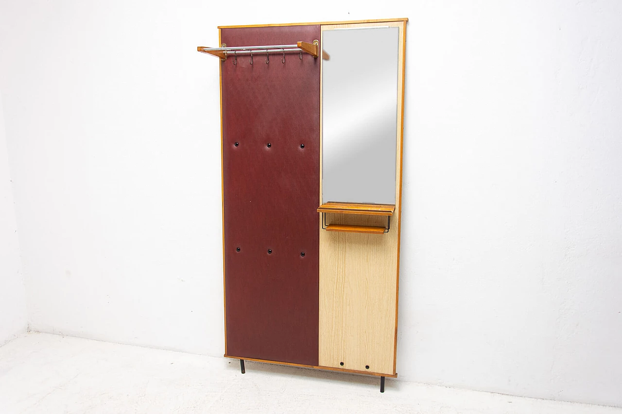 Wooden coat rack by Drevotar, 1960s 11