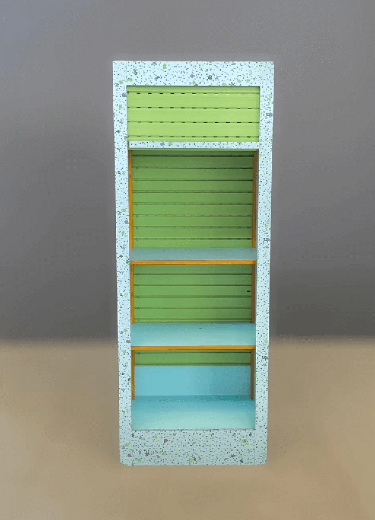 Mobile contenitore di Paola Navone per Studio Alchimia, anni '80 1