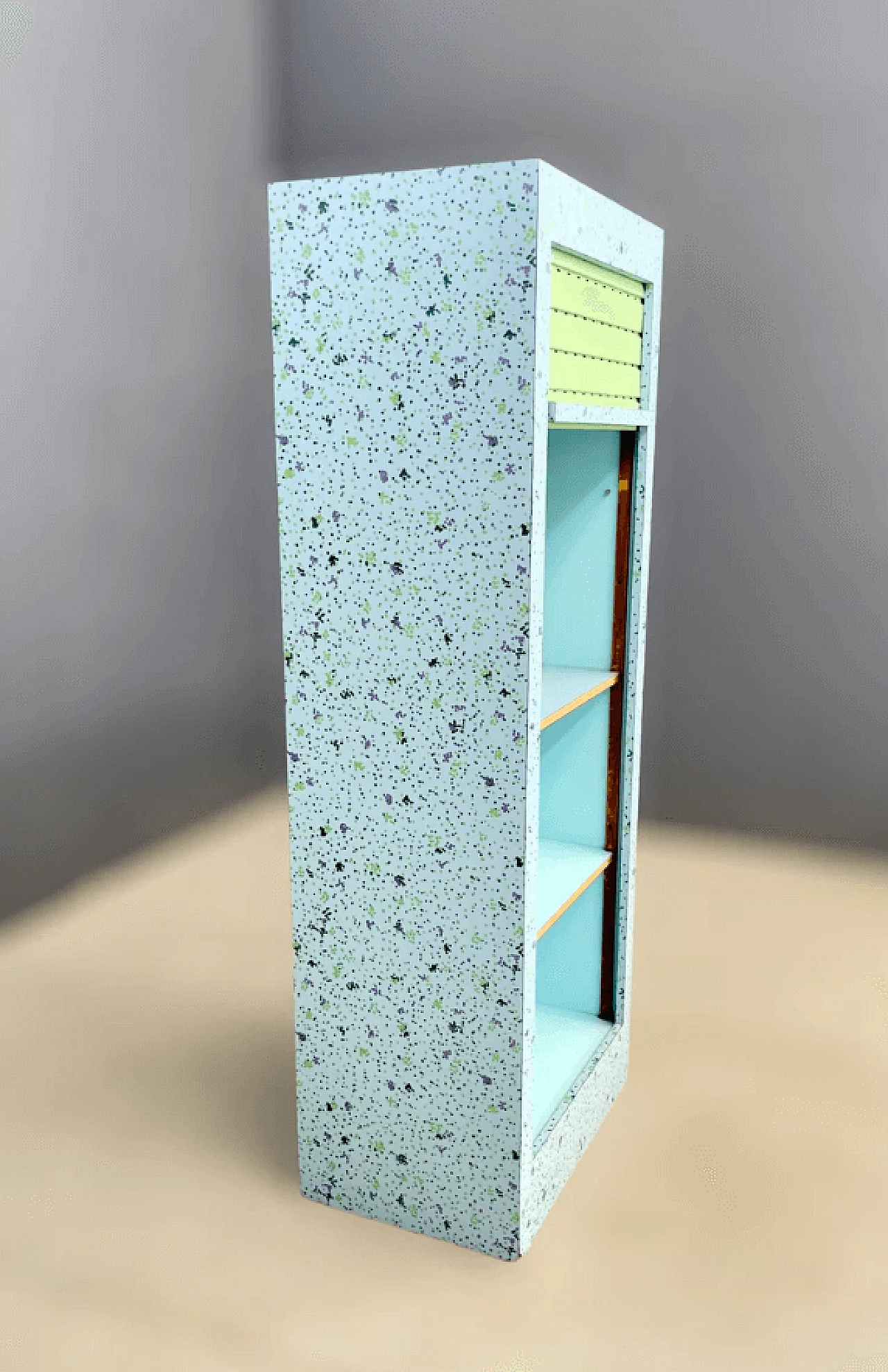 Mobile contenitore di Paola Navone per Studio Alchimia, anni '80 2