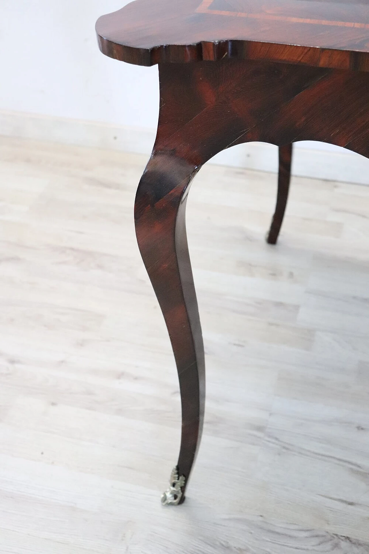 Tavolo da gioco in stile Luigi XV in legno, '700 4