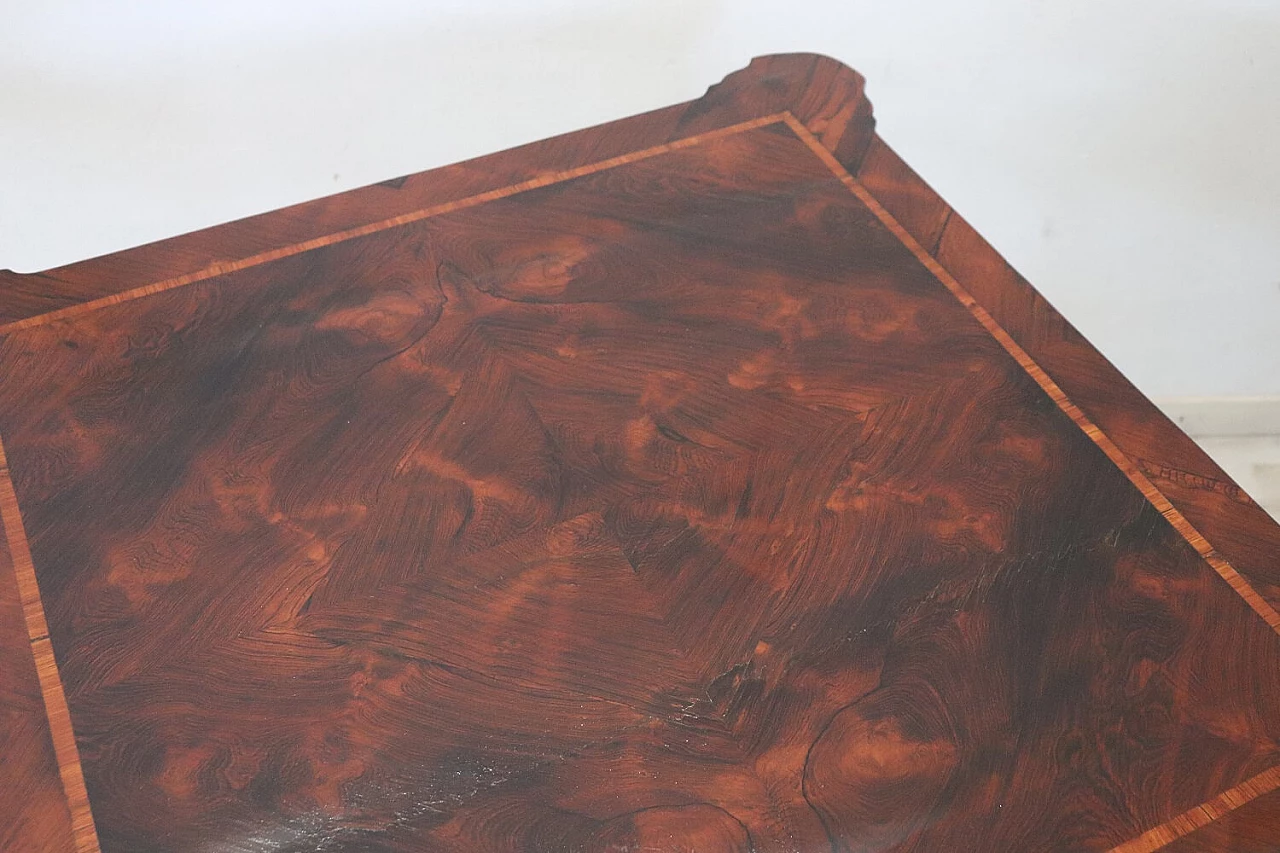 Tavolo da gioco in stile Luigi XV in legno, '700 8