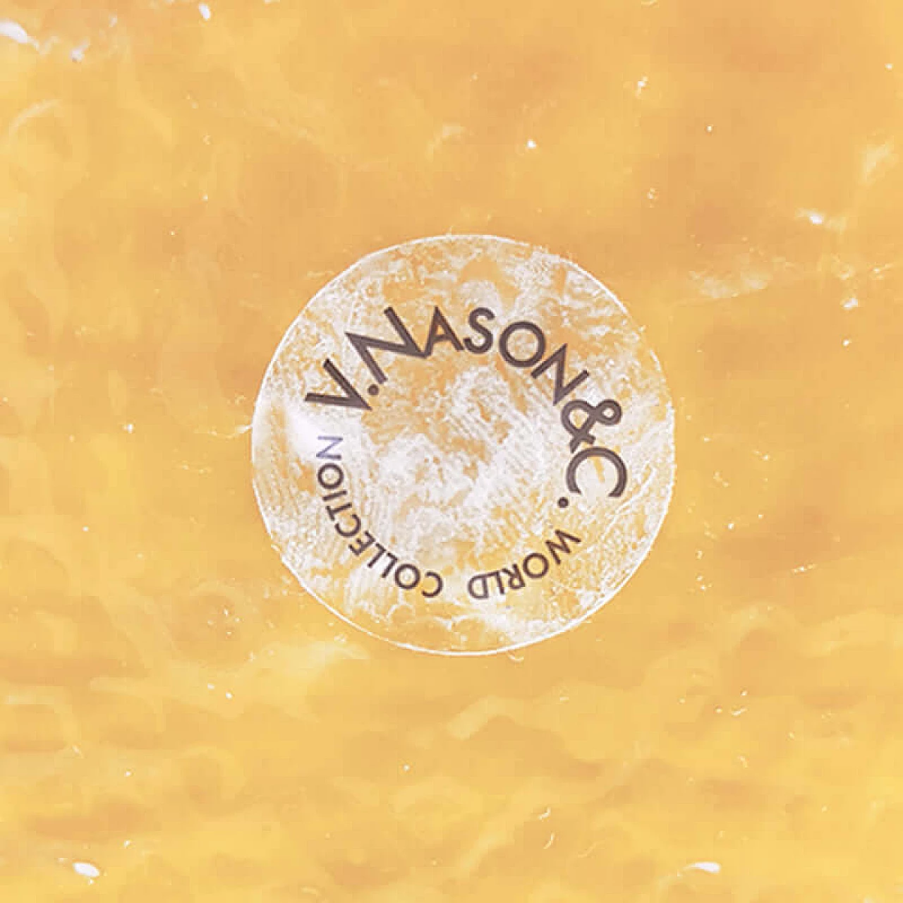 Vaso in vetro di Murano beige, anni '60 7