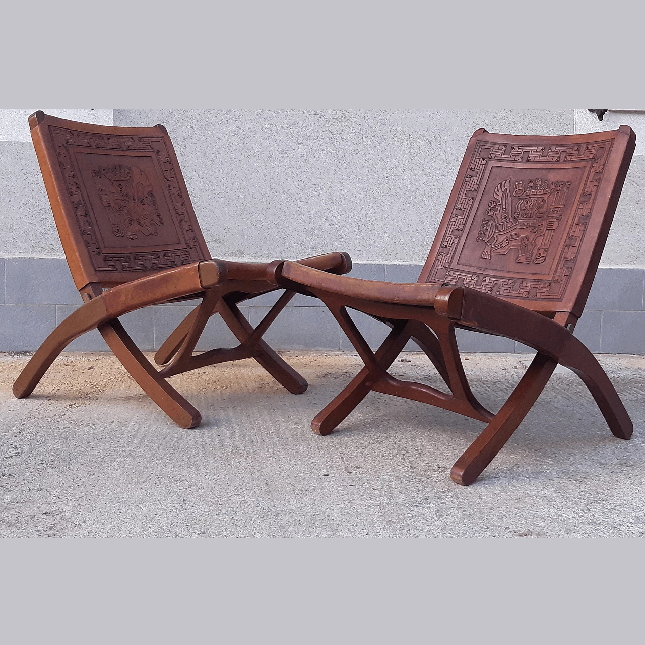 Coppia di poltrone di Angel Pazmino for Muebles De Estilo, anni '60 1