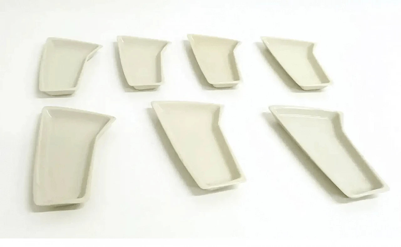 Posacenere in ceramica laccata bianca di Antonia Campi per Verbano, anni '50 4