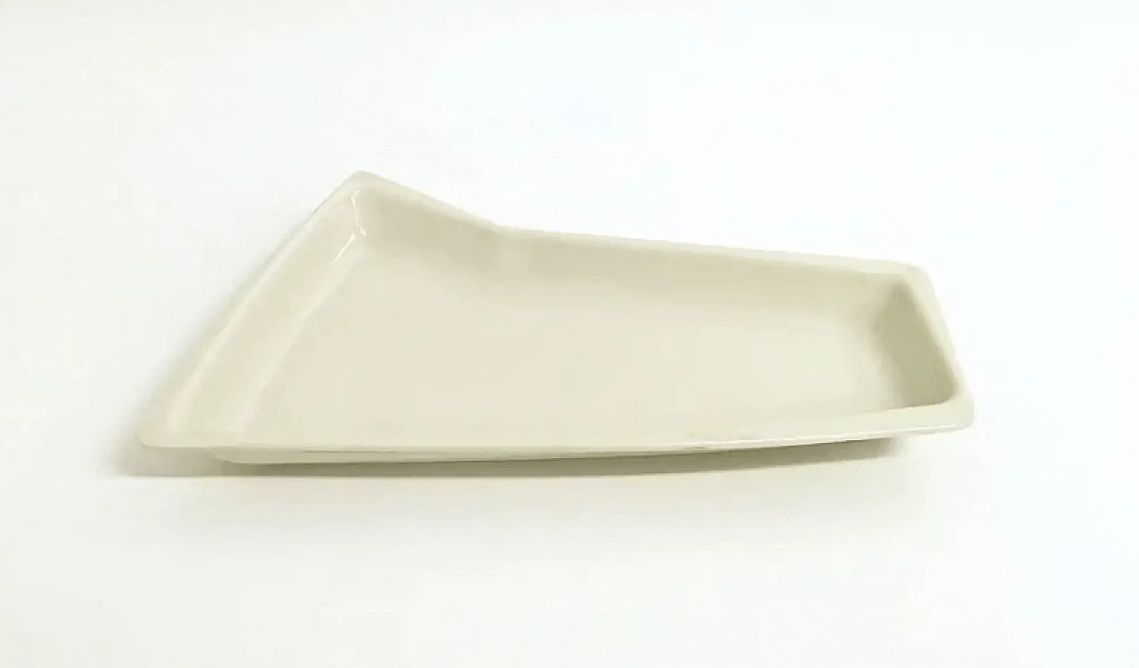 Posacenere in ceramica laccata bianca di Antonia Campi per Verbano, anni '50 7