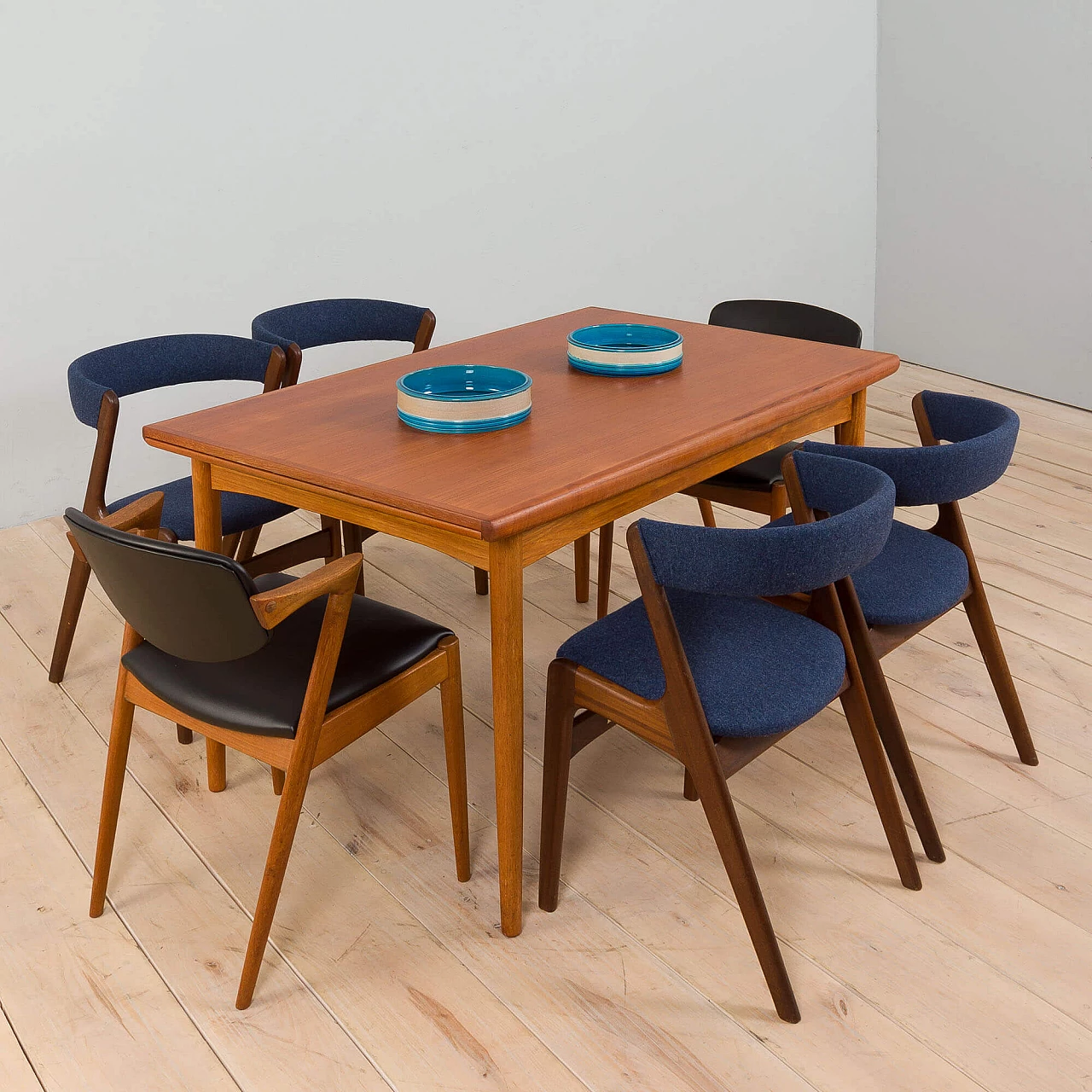 Skovby teak extension dining table, 1960s 1