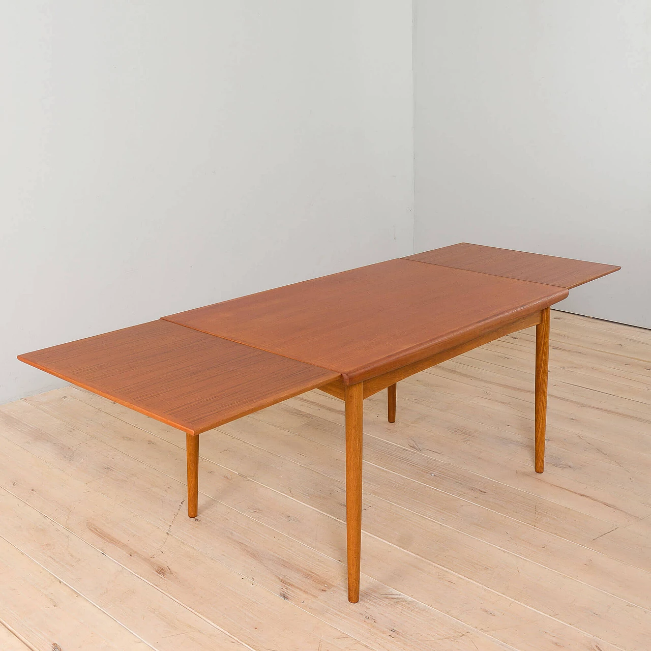 Skovby teak extension dining table, 1960s 5