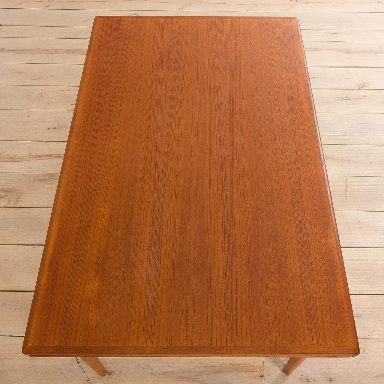 Skovby teak extension dining table, 1960s 12